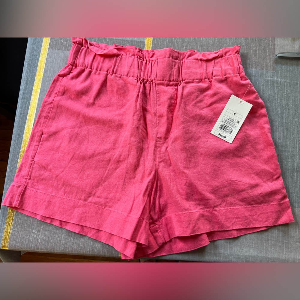a new day High Waist Pink Women's Shorts